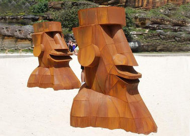 Un buen precio. El jardín de acero del metal de Corten del estilo occidental figura altura de la escultura el 150cm en línea