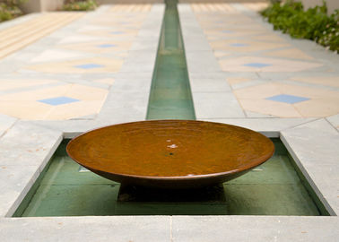 Un buen precio. Característica de acero grande del jardín del cuenco de la característica del agua del cuenco de la decoración del jardín/del agua de Corten en línea
