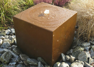 Un buen precio. Capa freática de acero de Corten del arte de la yarda del metal, fuente de agua de acero durable de Corten en línea