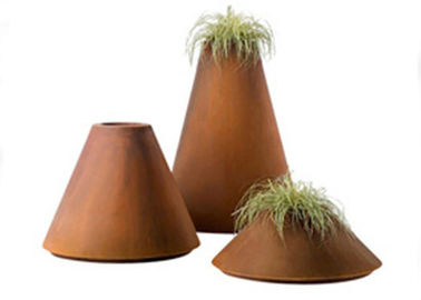 Un buen precio. Potes de acero profesionales de Corten, plantadores de acero WS-CS367 de la flor del metal de Corten en línea