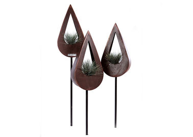 Un buen precio. Plantadores contemporáneos del metal de Corten, diseño atractivo del plantador de acero del canal de Corten en línea