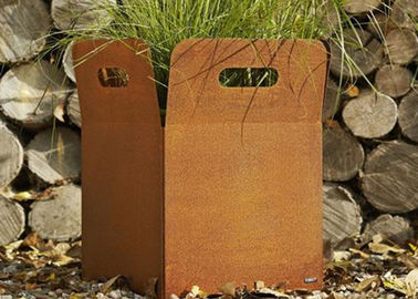 Un buen precio. Plantadores de acero de encargo de Corten del diverso tamaño para el impermeable de la yarda/jardín en línea