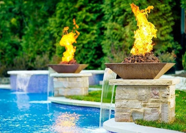 Un buen precio. Característica del agua del hoyo del fuego del jardín combinada, hoyo y característica 2.5m m Thicknes del fuego del agua en línea