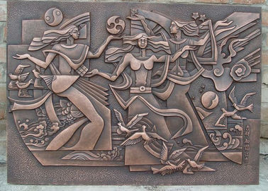 Un buen precio. Corrosión anti del estilo de la pared del arte del bronce del alivio del bastidor del final clásico de la superficie en línea