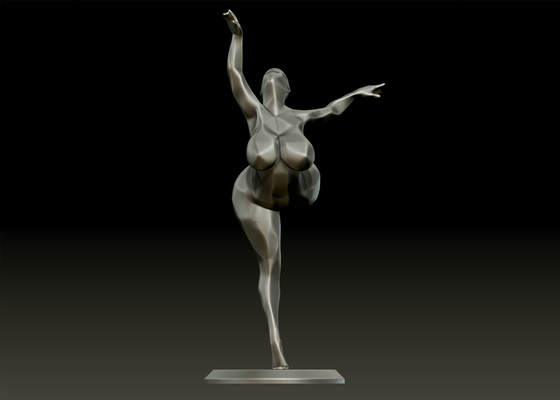 Arte de decoración contemporánea Bronce Escultura de bailarina graciosa