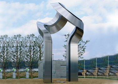 Un buen precio. Escultura moderna del acero inoxidable del arte grande, decoración de acero al aire libre de la escultura en línea
