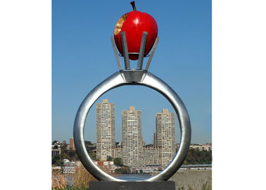 Un buen precio. Esculturas monumentales modernas del acero inoxidable de la decoración del jardín del parque en línea