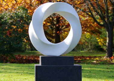 Un buen precio. Escultura contemporánea grande el 160cm del acero inoxidable del jardín del metal para la decoración en línea