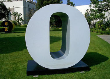 Un buen precio. Letra la escultura grande de la letra del acero inoxidable de la escultura derecha libre del jardín de O en línea