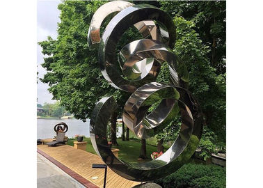 Un buen precio. Escultura contemporánea espiral del espejo del acero inoxidable de la decoración del jardín en línea