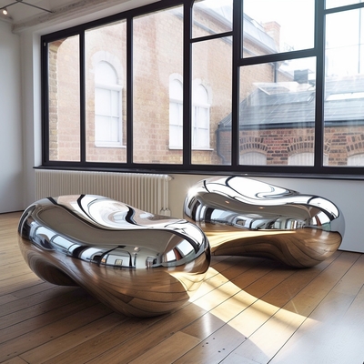 Un buen precio. Impresiones Escultura de acero inoxidable para hoteles y villas de varios tamaños en línea