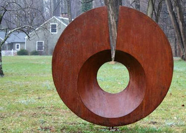 Un buen precio. Escultura de acero monumental oxidada de Corten, esculturas abstractas del jardín del metal en línea