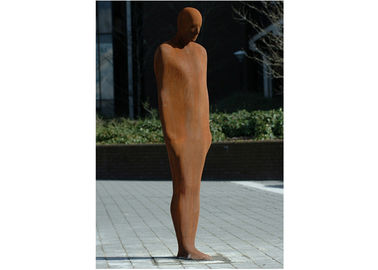 Un buen precio. Estilo moderno de tamaño natural del hombre de Corten del paisaje de acero abstracto al aire libre de la escultura en línea