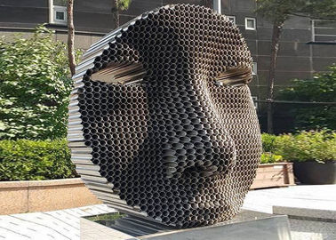 Un buen precio. Figura acero inoxidable de la escultura al aire libre del metal de la decoración para el jardín grande en línea