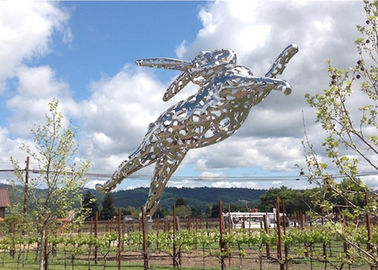 Un buen precio. Diseño contemporáneo de la escultura del conejo de las esculturas del jardín de la decoración del jardín en línea