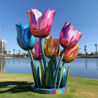 Un buen precio. Escultura de acero inoxidable de gran tamaño en línea
