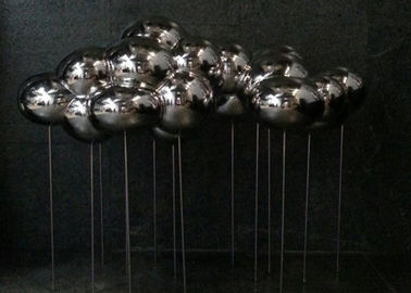 Un buen precio. Técnica casera moderna pulida de la forja de la decoración del arte de la nube de la escultura del acero inoxidable en línea
