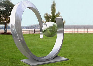 Un buen precio. Técnica moderna de la forja de la forma del corazón del arte de la escultura del acero inoxidable de la decoración de la yarda en línea