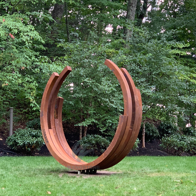 Un buen precio. Armonía dimensional 2.6m Escultura de cortina semicircular para jardines y plazas en línea