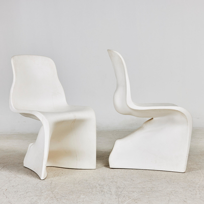 Un buen precio. Decoración de muebles abstractos a medida Arte metálico Silla silla Escultura de fibra de vidrio en línea