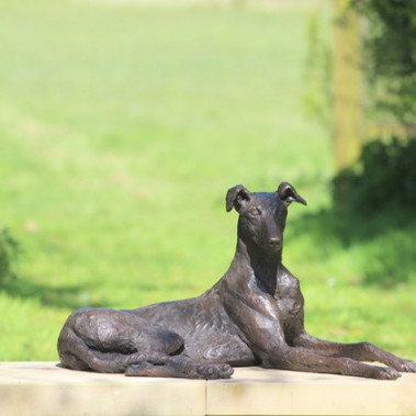 Escultura de perro de bronce y cobre, estatua conmemorativa personalizada para mascotas, estilo clásico
