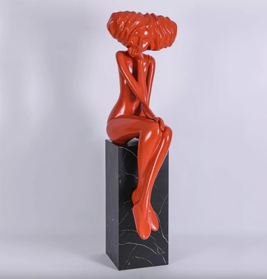 Nuevo diseño Escultura decorativa personalizada de fibra de vidrio Escultura de arte de tamaño natural de metal Fabricante/Fábrica