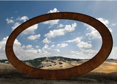 Un buen precio. Forja de la decoración de la escultura del jardín de Corten y técnica de bastidor al aire libre en línea