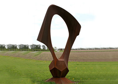 Un buen precio. Estabilidad de acero única moderna de la corrosión de la escultura de Corten para la decoración pública en línea