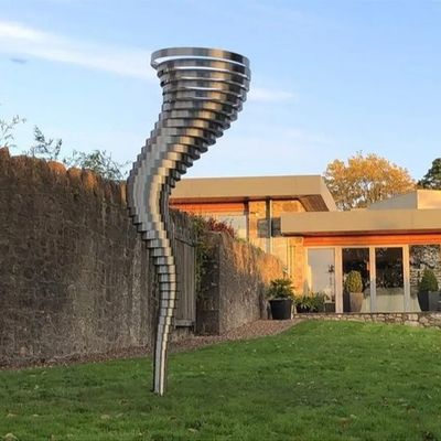 Un buen precio. Spiral Decorative Art Sculpture Outdoor Metal Sculpture Custom Statue Garden Landscaping Wholesale en línea
