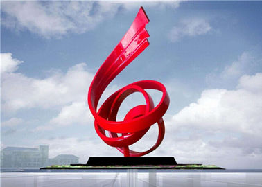 Un buen precio. Escultura abstracta del acero inoxidable del estilo de la llama, escultura de acero de los artistas de las ilustraciones en línea