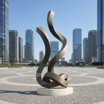 Una cinta de acero inoxidable esculpida a mano, que captura el movimiento en metal