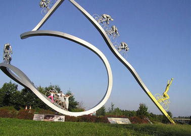 Tamaño modificado para requisitos particulares escultura grande del metal del extracto del jardín de la escultura del metal