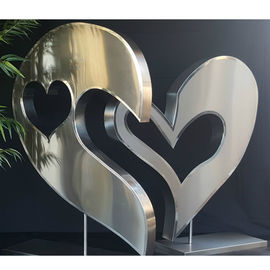 Un buen precio. El arte del acero inoxidable del tema del amor del corazón esculpe servicio interior del ODM y del OEM en línea