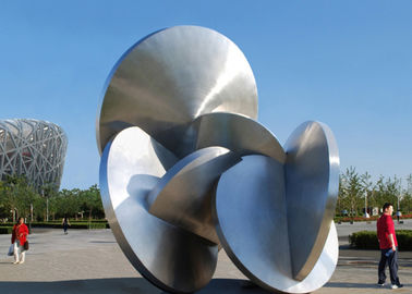 Un buen precio. El metal al aire libre grande de la decoración moderna esculpe todo el acero inoxidable 316L en línea
