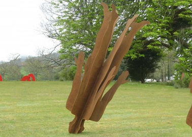 Un buen precio. Figura oxidada escultura del metal del jardín de la escultura de acero de tamaño natural al aire libre de Corten en línea