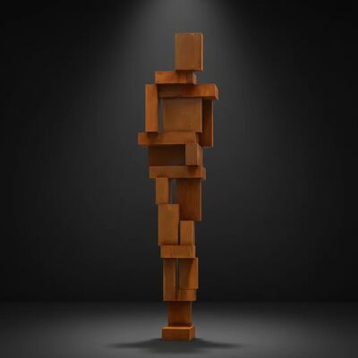 Un buen precio. Escultura Cubista Humana en Acero Patinable | Estatua Grande de Metal para Arte Público en línea