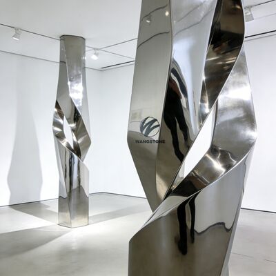 Un buen precio. Galería de Arte Personalizada Decorativa Escultura de Metal de Acero Inoxidable Estatua Personalizada Paisajismo en línea