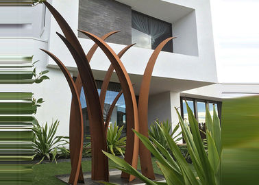 Un buen precio. Estabilidad de acero de la corrosión del diseño de Reed de la escultura de Corten del paisaje residencial del jardín en línea