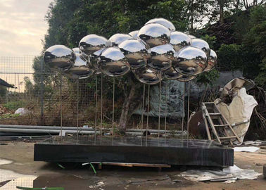 Un buen precio. Final pulido espejo original de la escultura del acero inoxidable de la nube del diseño de Wangstone en línea