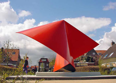 Un buen precio. El jardín contemporáneo cuadrado moderno esculpe arte del público del acero inoxidable en línea