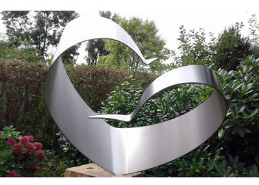Un buen precio. Escultura al aire libre del acero inoxidable del diseño simple, esculturas al aire libre cepilladas del metal moderno en línea