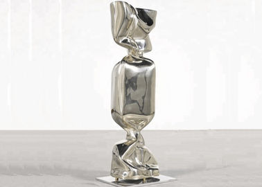 Un buen precio. Acero inoxidable pulido de la escultura exterior gigante del caramelo de la decoración moderno en línea
