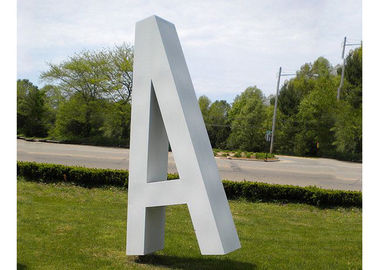 Un buen precio. Acabamiento pintado estabilidad derecha libre de la corrosión de la escultura del acero inoxidable de la letra en línea