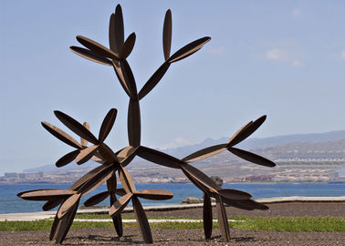 entrada gruesa Sculture de 2.5m m en escultura de encargo del metal del dibujo acero/3D de Corten