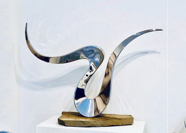 Un buen precio. Escultura pulida hermosa del acero inoxidable del OEM para la decoración interior en línea