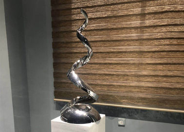 Un buen precio. Escultura pulida del acero inoxidable del espejo del arte contemporáneo para la decoración interior en línea