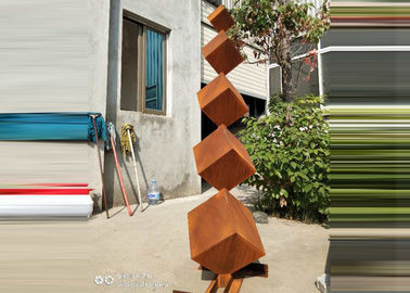 Un buen precio. Escultura de acero de Corten del diseño del metal contemporáneo del arte para la decoración del jardín en línea