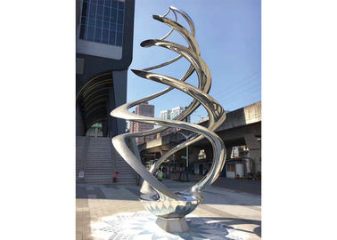 Un buen precio. Esculturas grandes decorativas del arte del acero inoxidable, escultura al aire libre del metal en línea