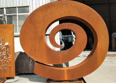 Un buen precio. Diseño naturalmente espiral oxidado del metal del jardín de la escultura de acero al aire libre de Corten en línea