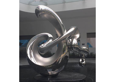 Un buen precio. Altura pulida arte al aire libre grande de la escultura los 250cm del acero inoxidable del jardín del metal en línea